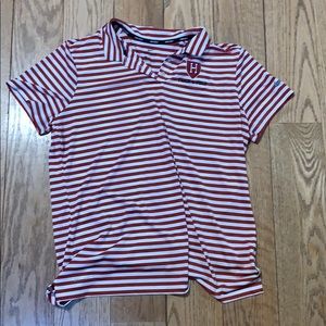 Harvard Track and Field Nike Striped Polo